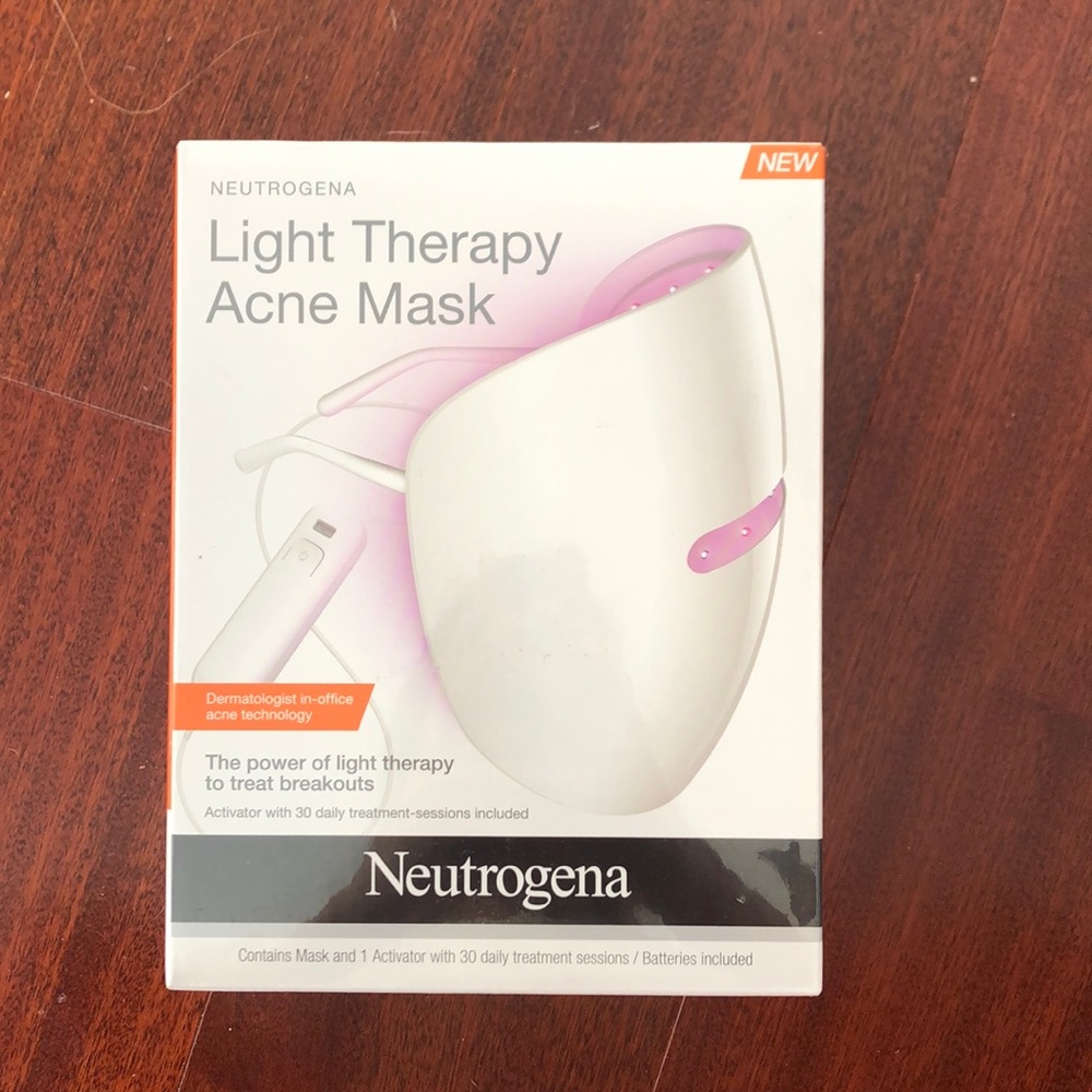 unopened Neutrogena blue light mask